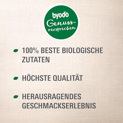 BYODO Genuss-Versprechen: 100% beste biologische Zutaten, höchste Qualität, herausragendes Geschmackserlebnis.