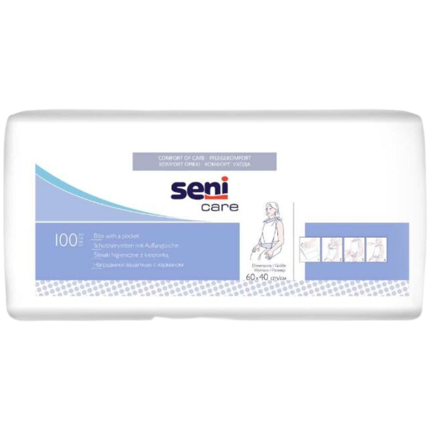 Seni care Schutzservietten m.Schutztasche 100 St