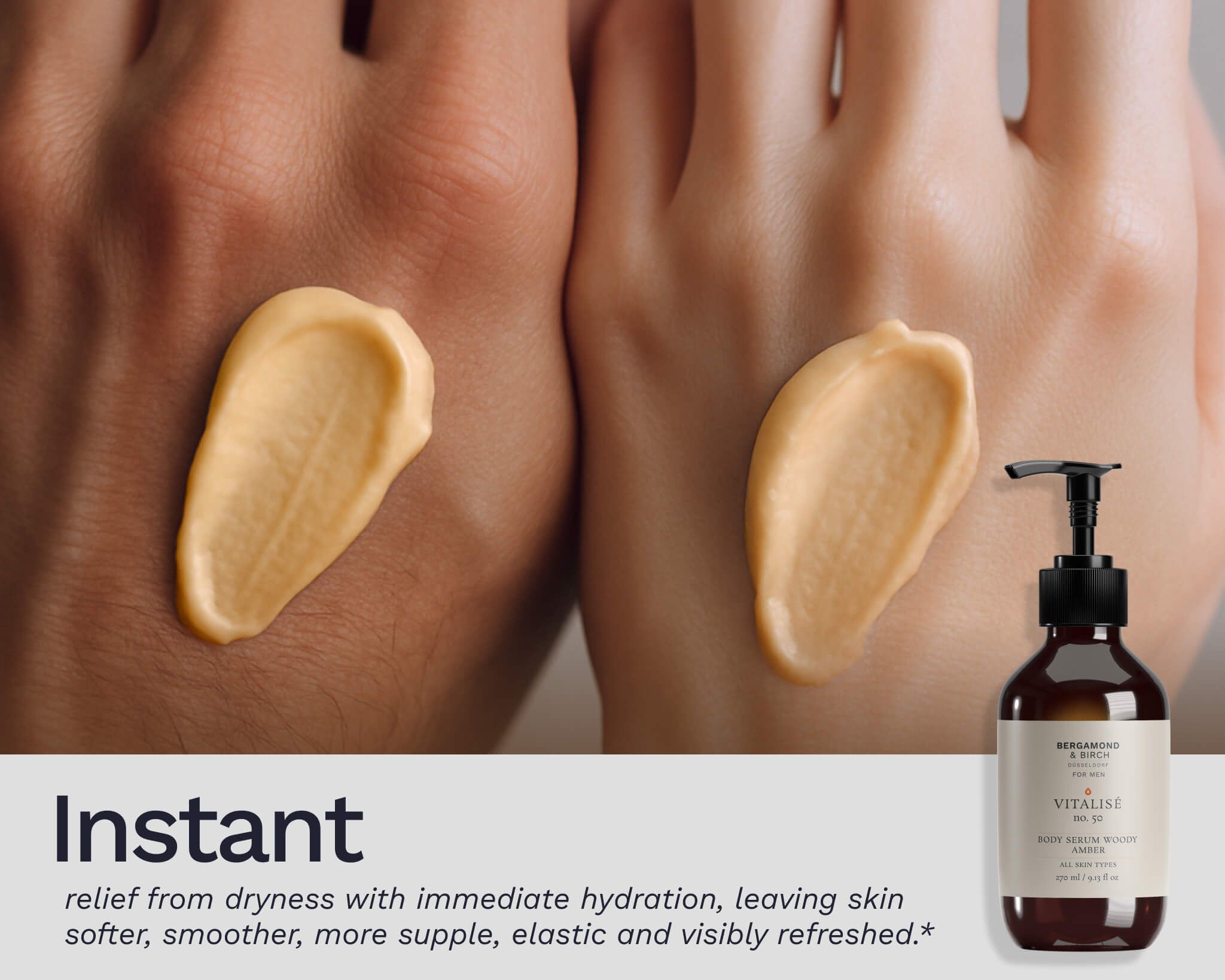 BERGAMOND & BIRCH Vitalisé  No. 50 – Body Serum Woody Amber