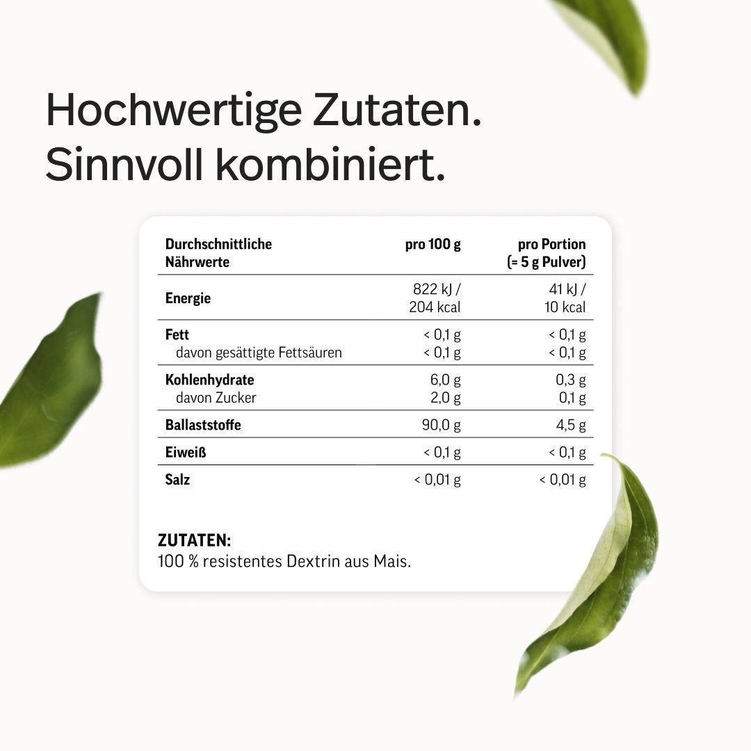 edubily® Resistentes Dextrin Ballaststoff Pulver