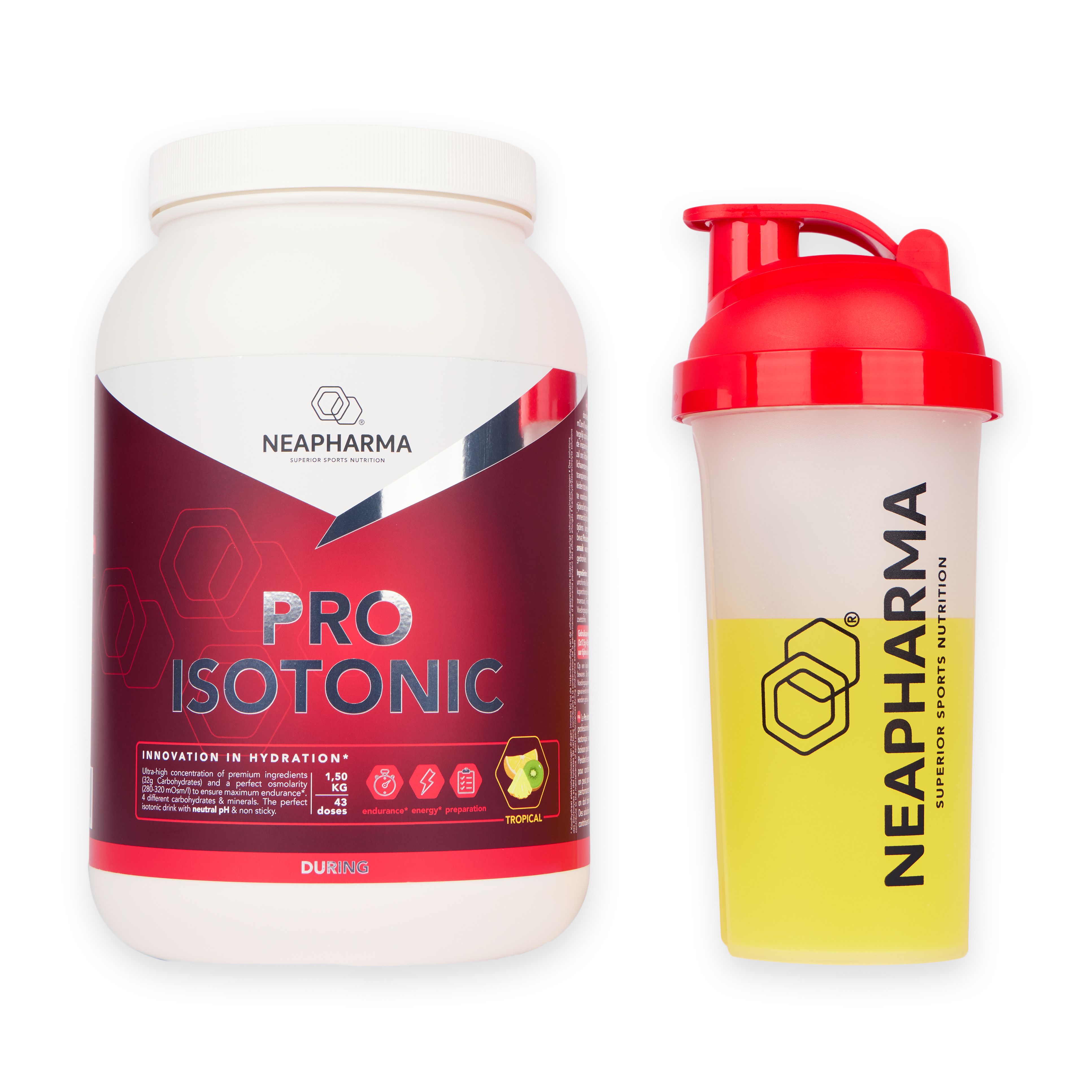 Neapharma Pro Isotonic: Tropical Sportgetränk 1,5 kg Puder