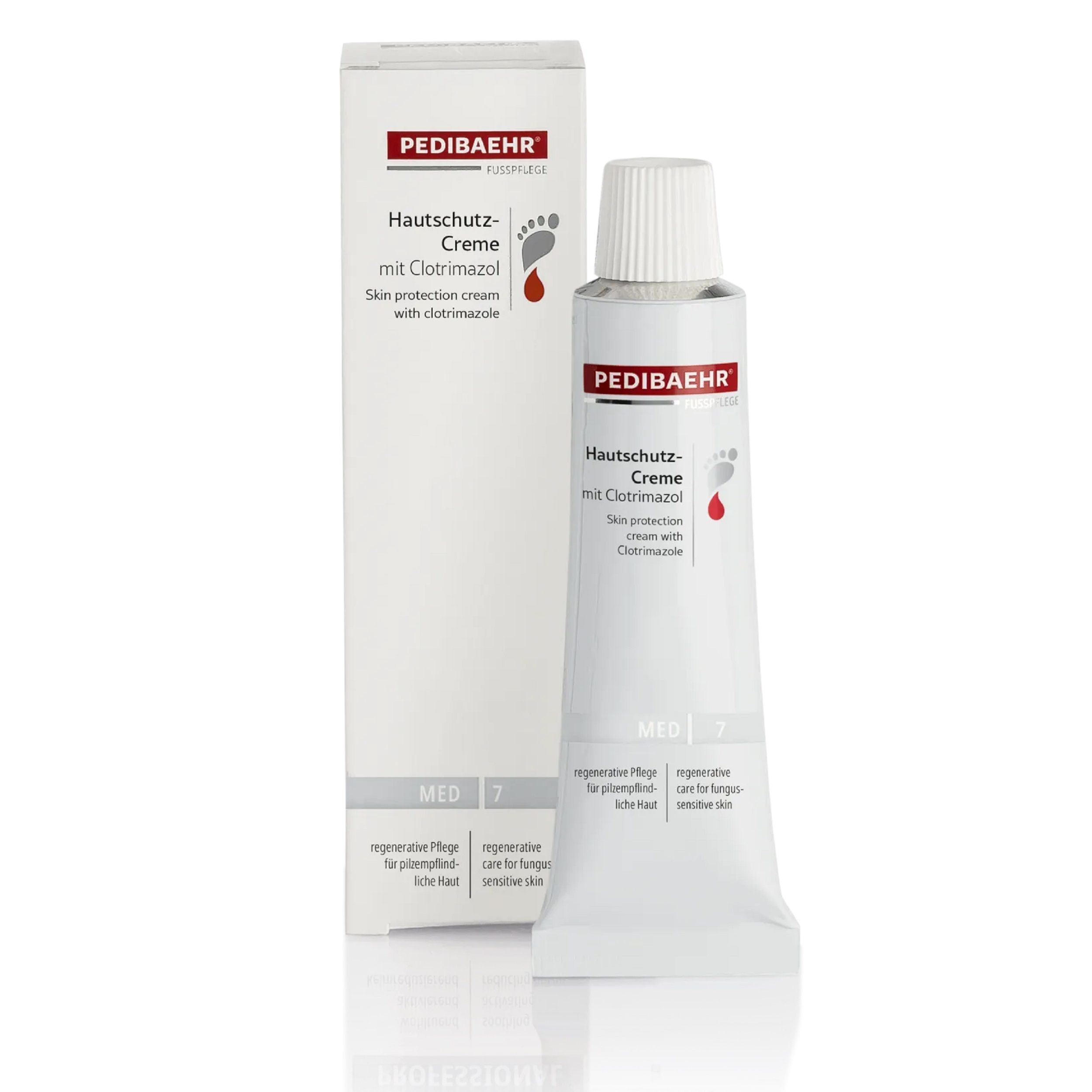 Pedibaehr MED Hautschutz-Creme mit Clotrimazol 30 ml Fußcreme