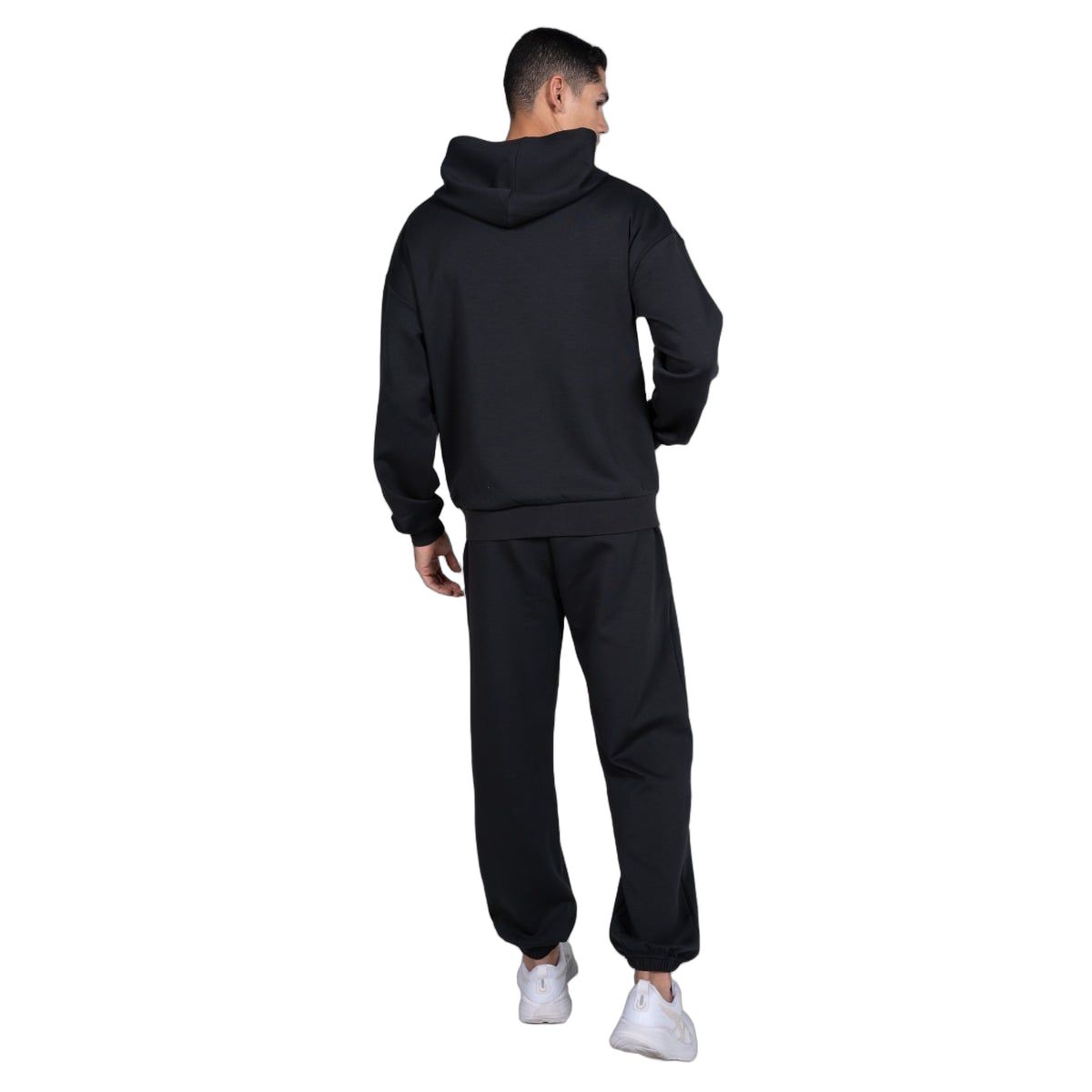 GymBeam Herren Hoodie Oversized mit Reißverschluss und Kapuze in Schwarz