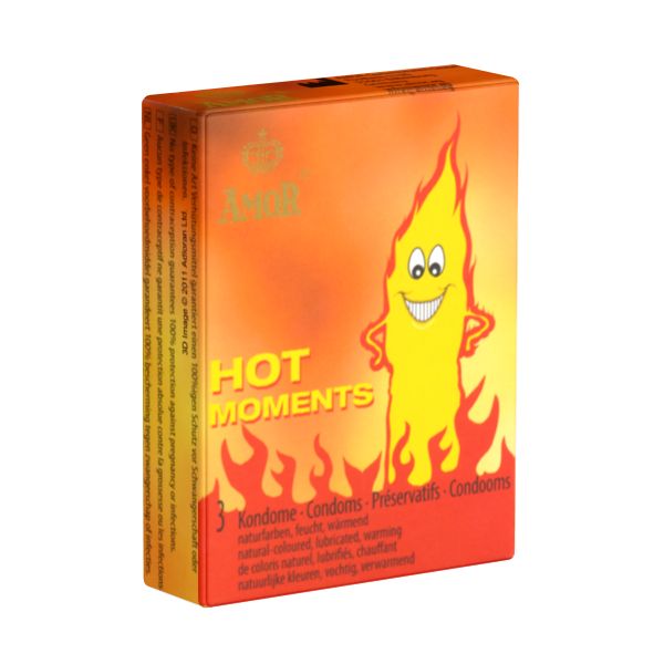Amor *Hot Moments* heiße Kondome für ein erregendes Erlebnis