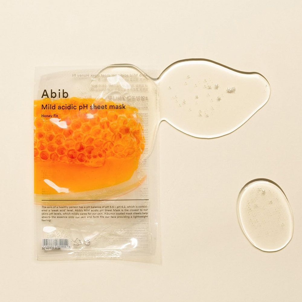 ABIB Mild Acidic ph Sheet Honey Fit Hydrating Face mask