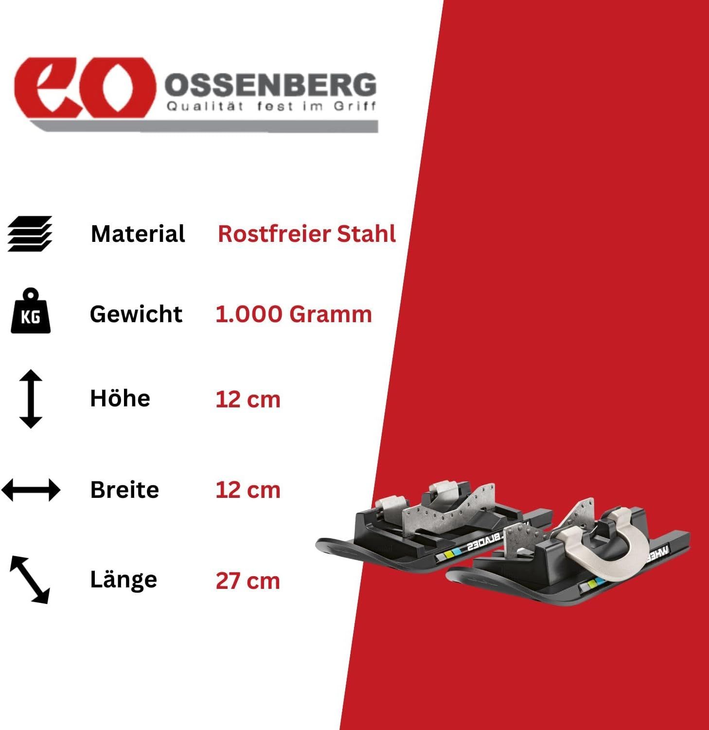 Ossenberg Wheelblades S – Schneekufen für manuelle Rollstühle – sicher im Winter
