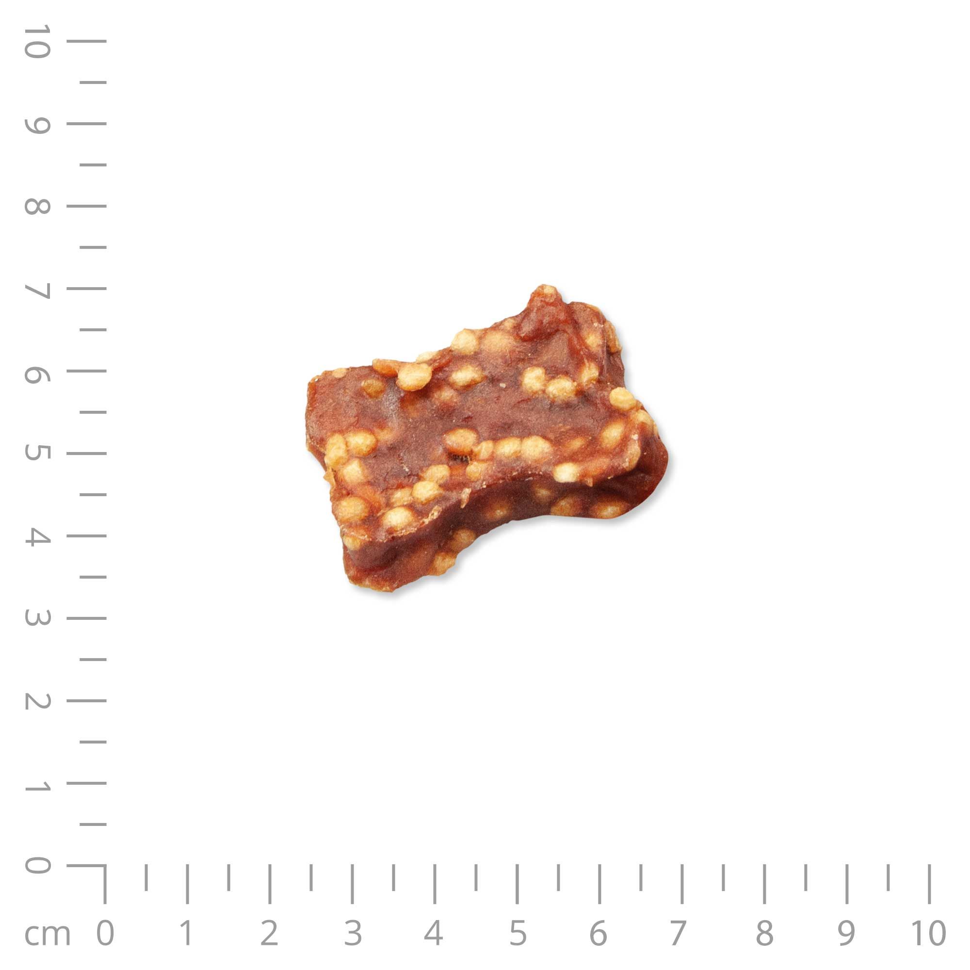 Schecker Hundesnack - weicher Hühnchen Knochen mit Reis