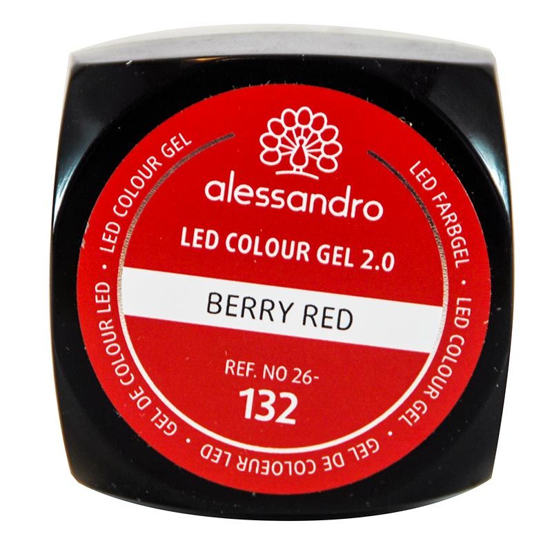Alessandro International LED Colour Gel 2.0 - - 132 berry red