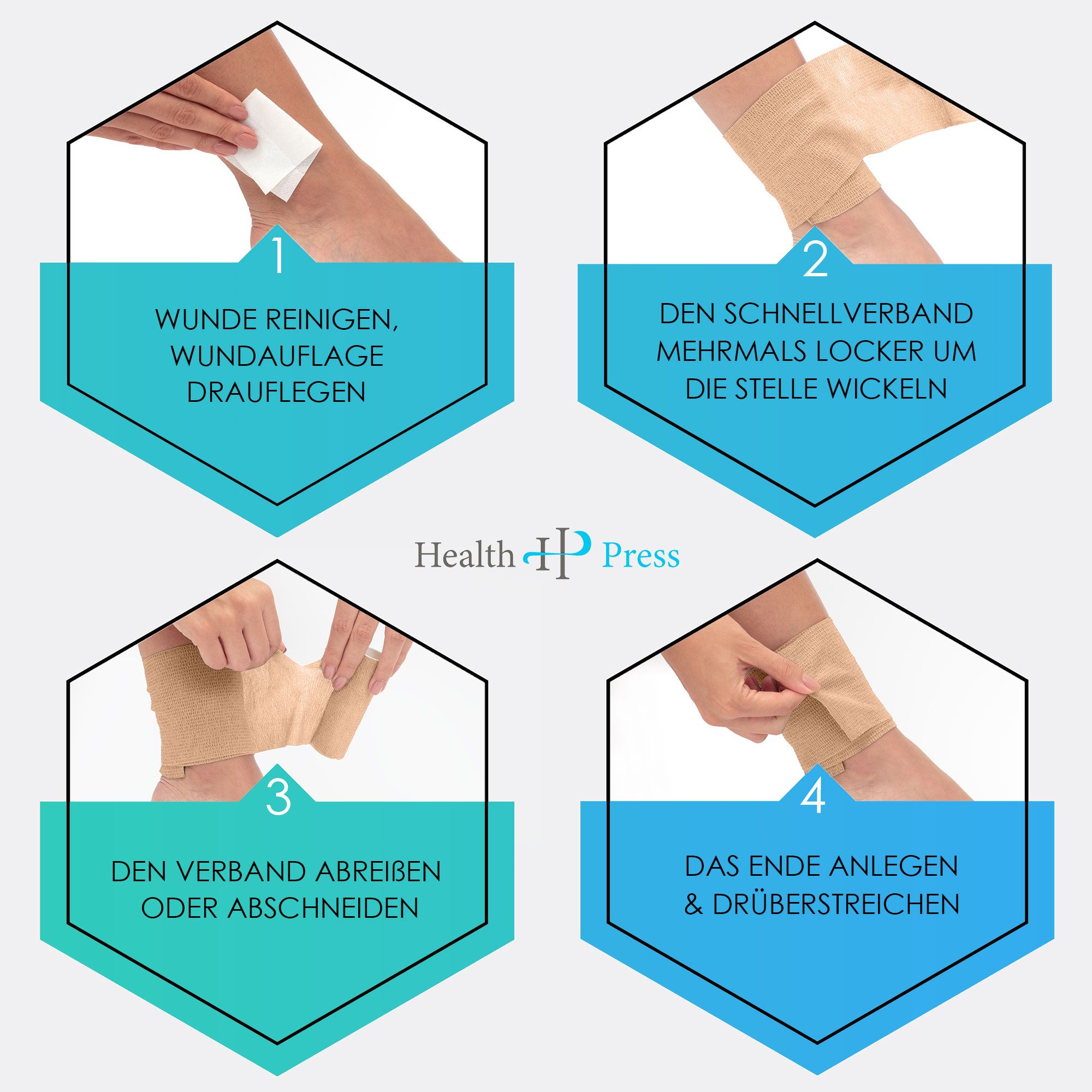 Health Press Selbstklebender Verband