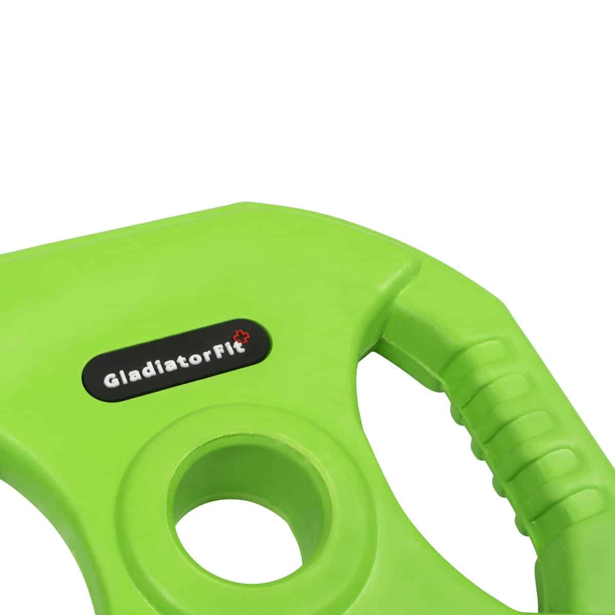 Gewichtsscheibe Pump Gummibeschichtung und Griffe O 31mm