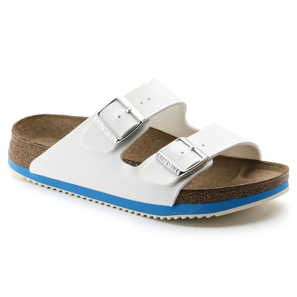 Birkenstock Arizona SL weiß schmale Weite Gr. 40