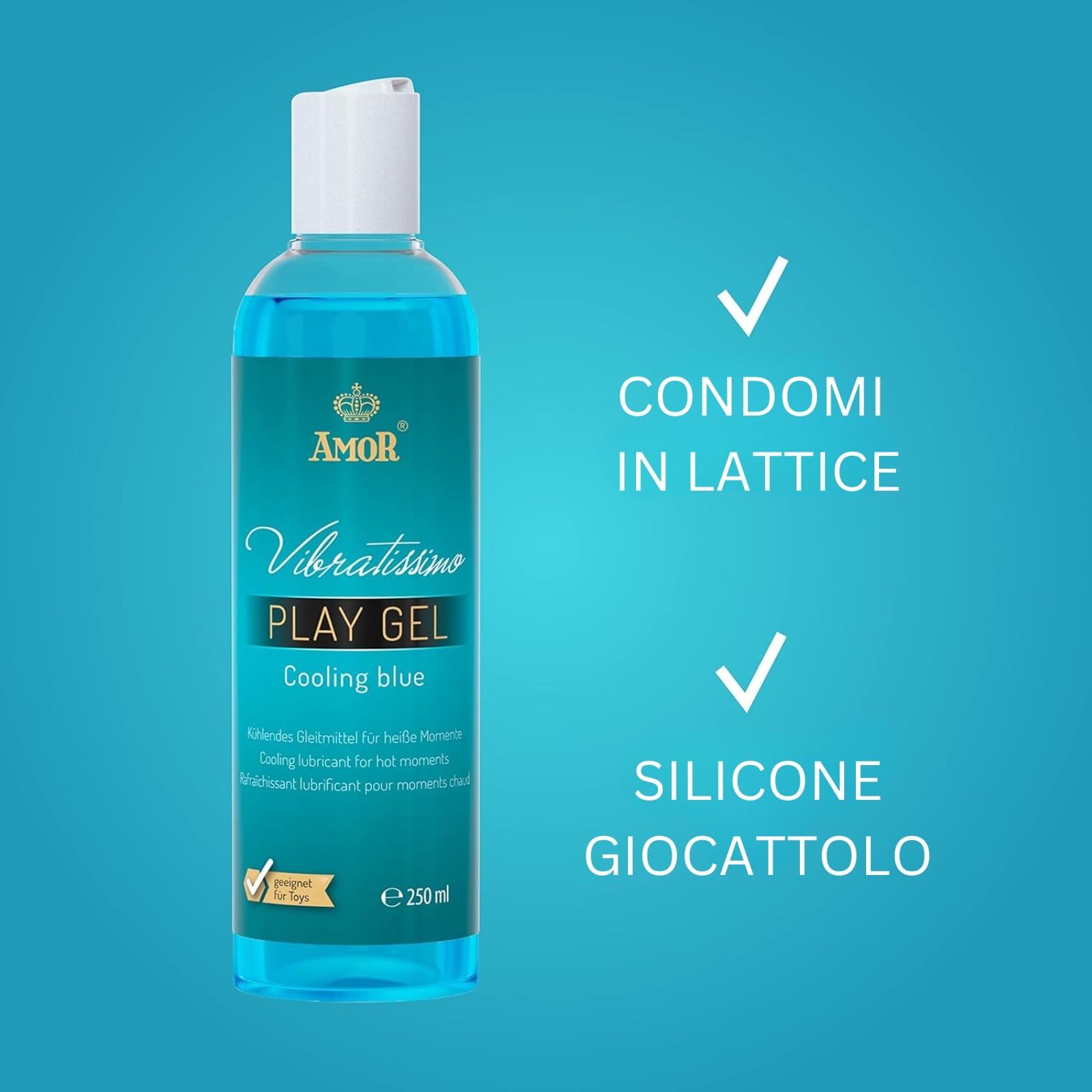 Vibratissimo Play Gel Cooling blue