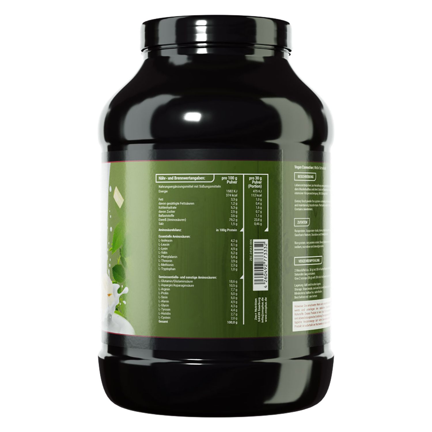 Zec+ Ladies Vegan Connection Protein/ Eiweiß Shake 1000 g Pulver