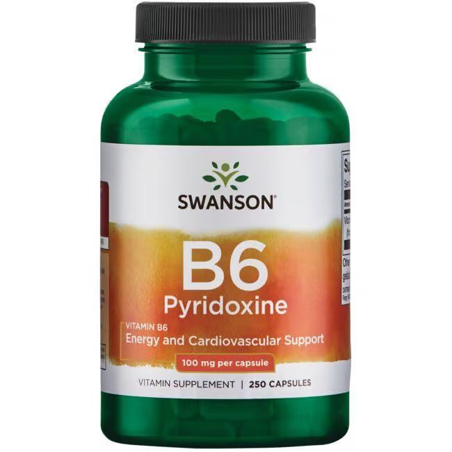 SWANSON Vitamina B-6 Piridossina 100 mg