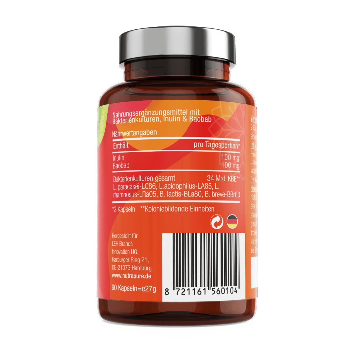 Nutrapure Probio5 Kulturen Komplex