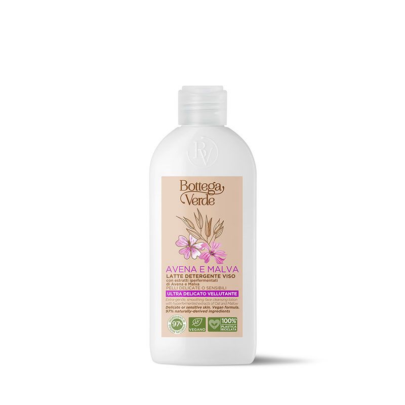 Bottega Verde Avena e Malva - Latte detergente viso