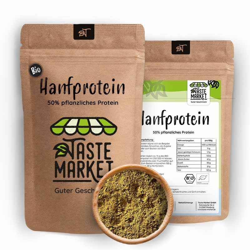 Taste Market Bio Hanfprotein