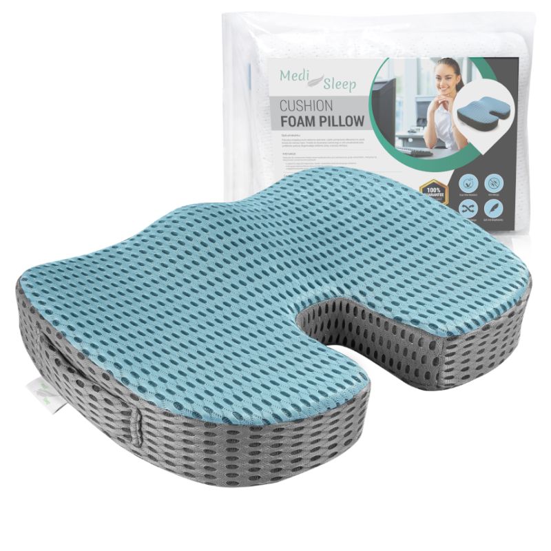 Medi Sleep Orthopädisches Sitzkissen aus Memory-Schaum 1 St