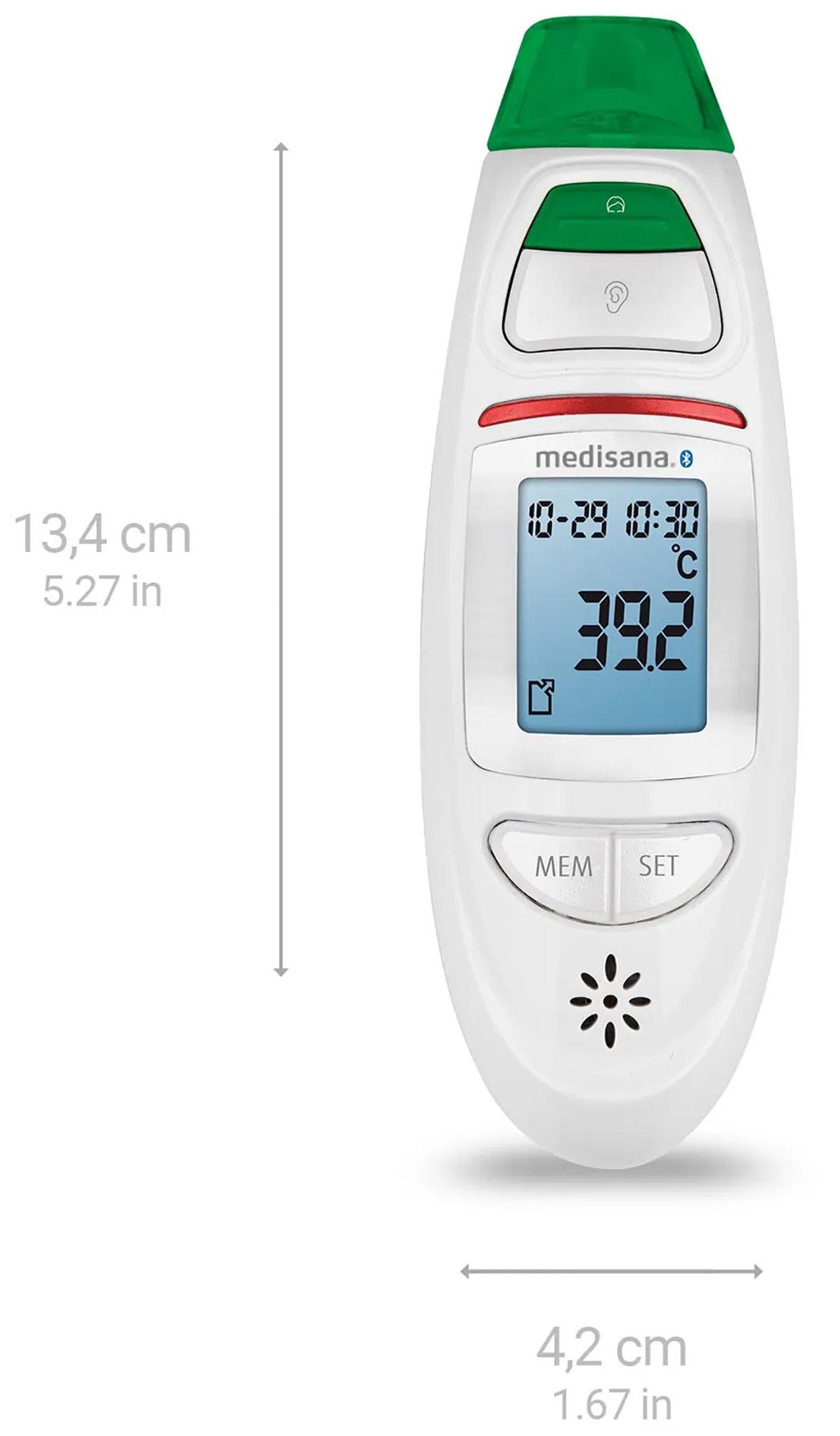 Medisana Connect Infrarot-Multifunktionsthermometer TM 750 Memory-Funktion Thermometer