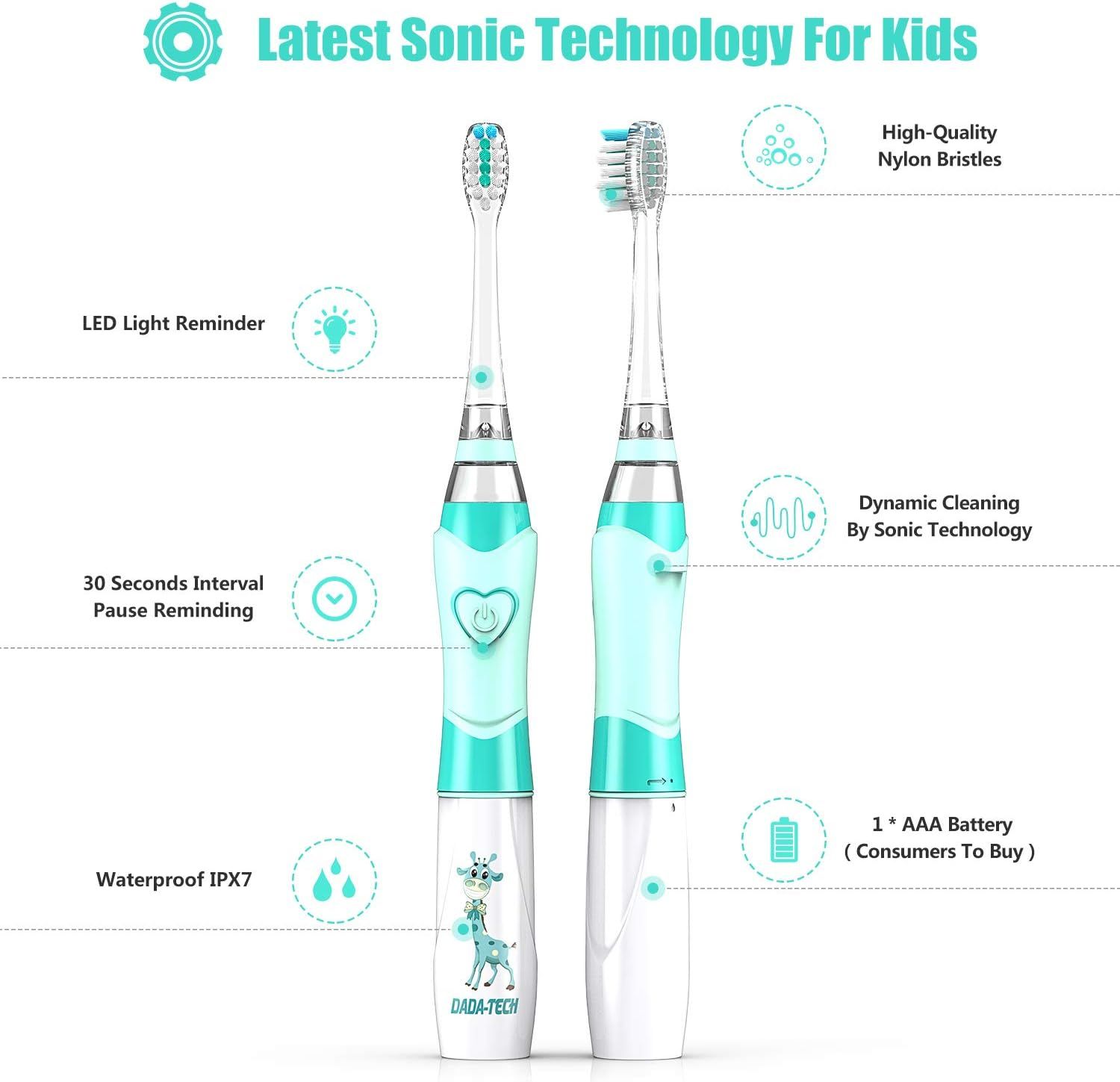 Dada-Tech Kinder Elektrische Zahnbürste