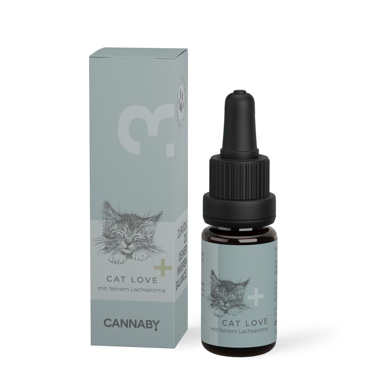 CANNABY Premuim CBD Öl 3% für Katzen Breitspektrum