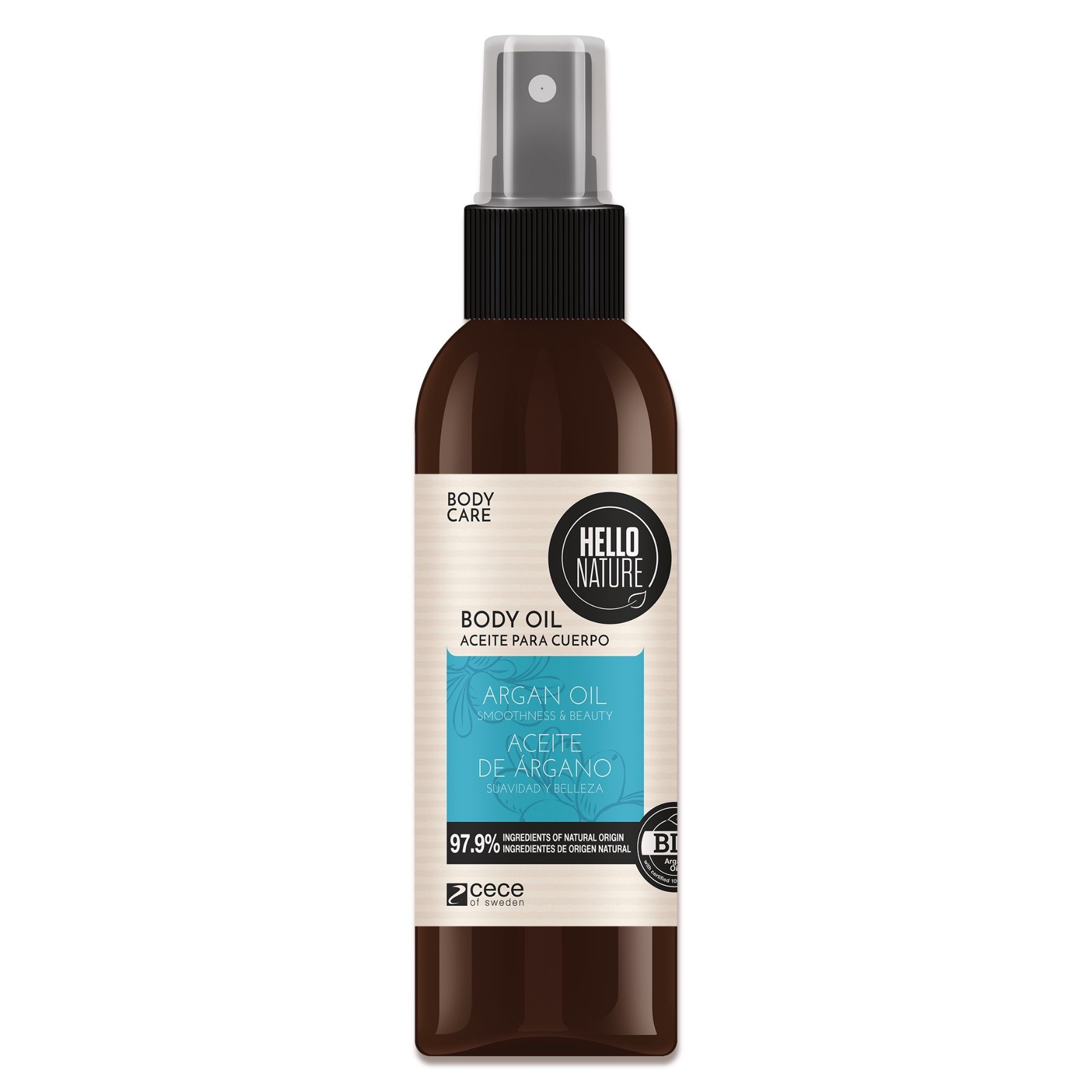 Hello Nature Körperöl mit Arganöl für Körperpflege 1x130 ml