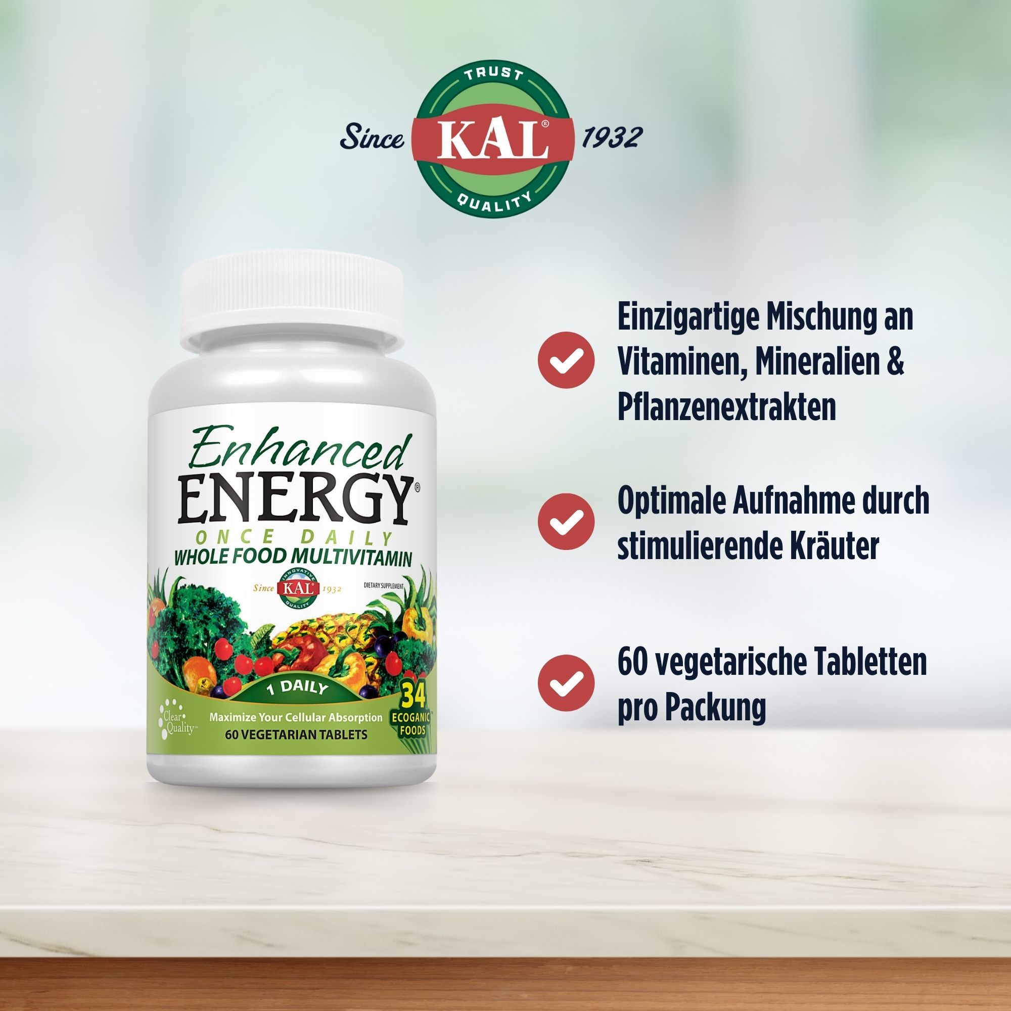 KAL ENHANCED ENERGY ONCE DAILY