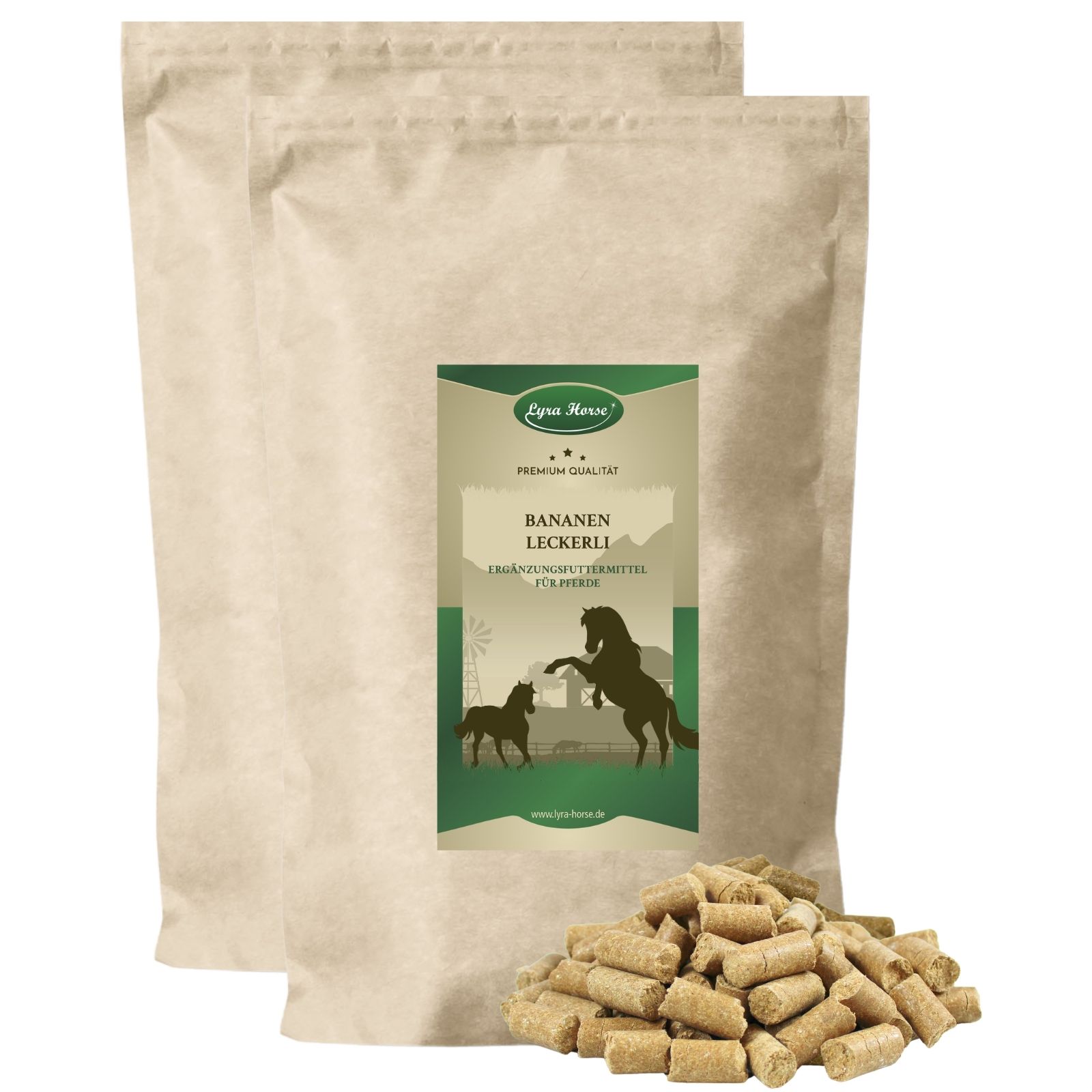Lyra Horse® Bananen Leckerli 10 kg Futter
