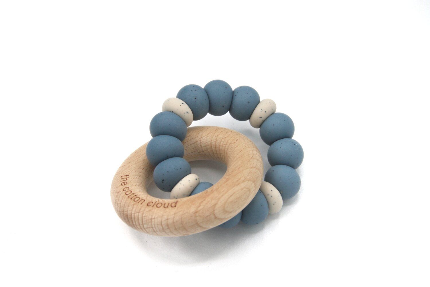 the cotton cloud Bonbon Beißring Blue