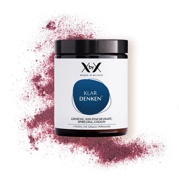 XbyX® Klar Denken - Denkleistung & Konzentration - Ginseng, Igelstachelbart, Spirulina & Cholin