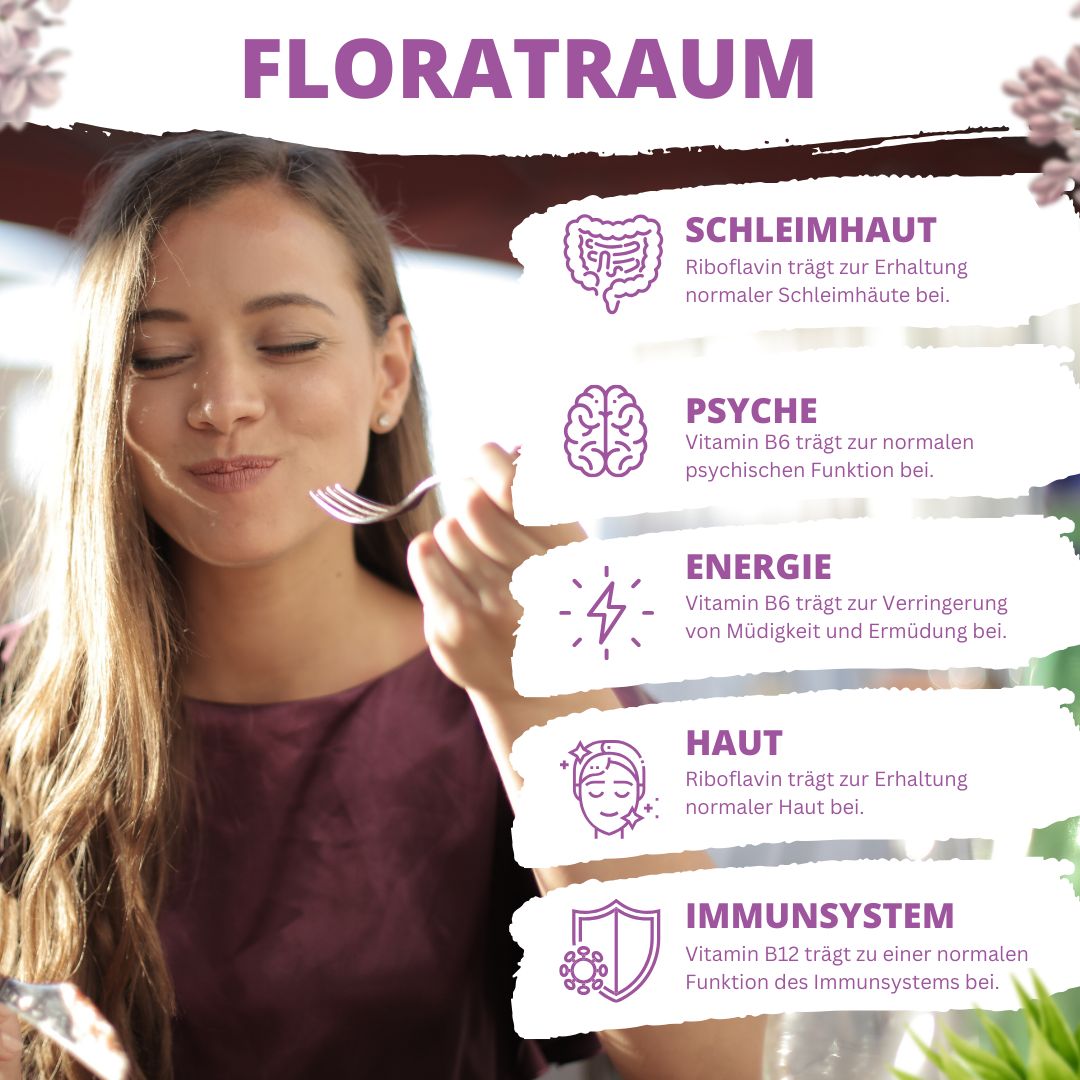 Nuala Naturals® - FLORATRAUM Komplex mit 25 Bakterienstämmen