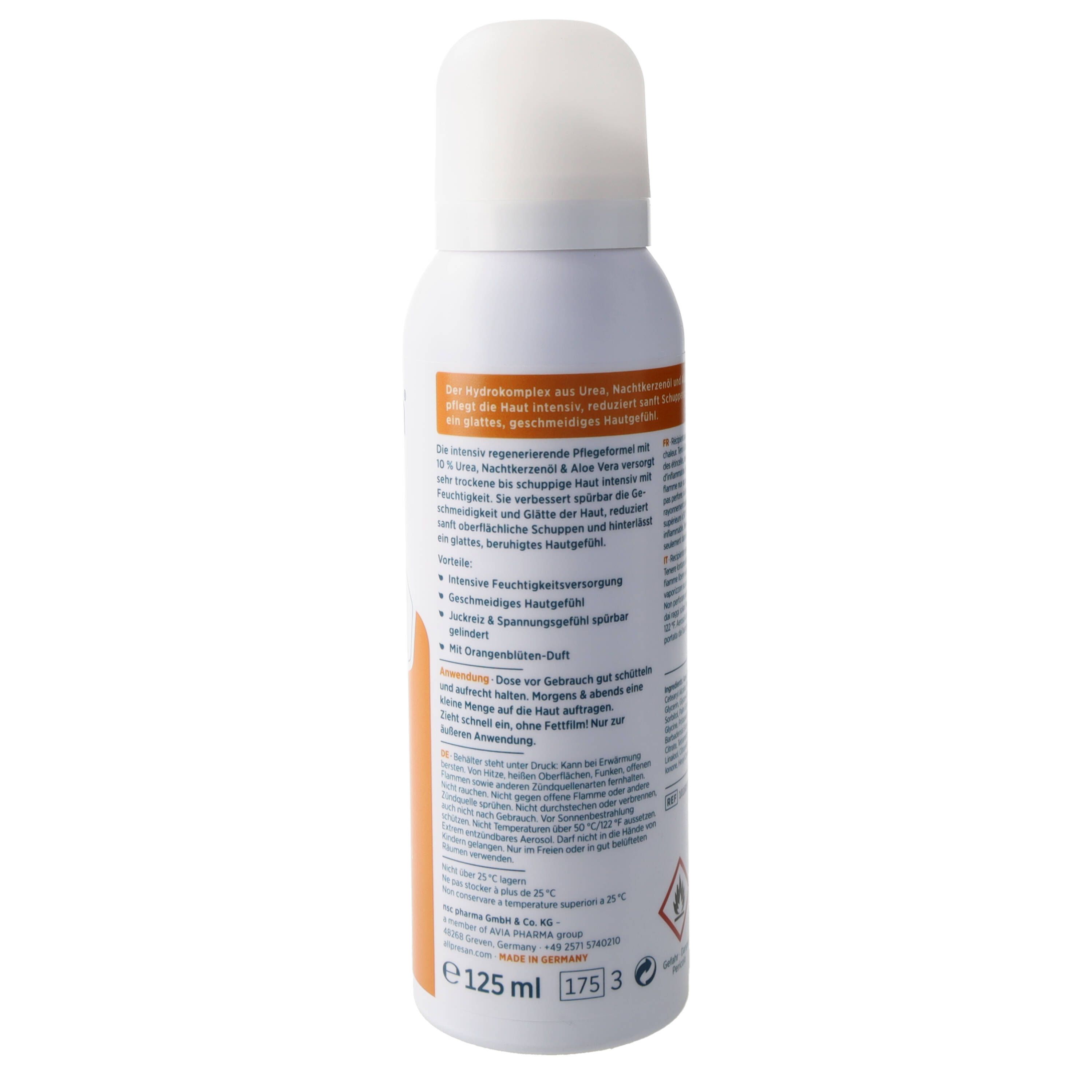 Allpresan Körper Schaumcreme Ltd. Edition Orangenblüte