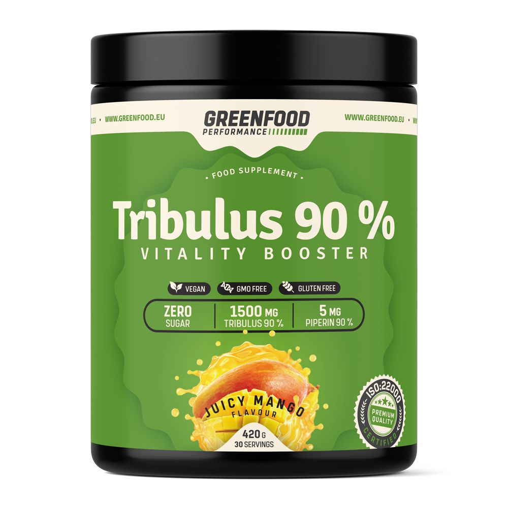 GreenFood Nutrition Performance Tribulus 90% Juicy Mango
