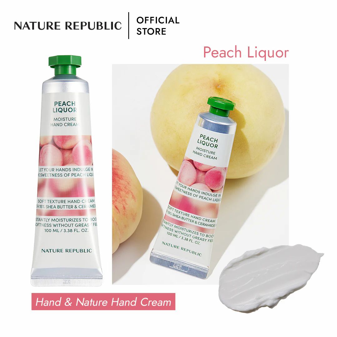 NATURE REPUBLIC - Hand & Nature Peach Liquor Hand Cream