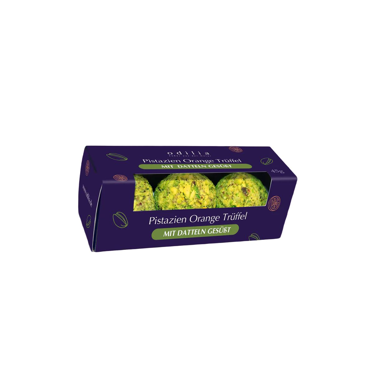odilia Bio Pistazien Orange Trüffel 45 g