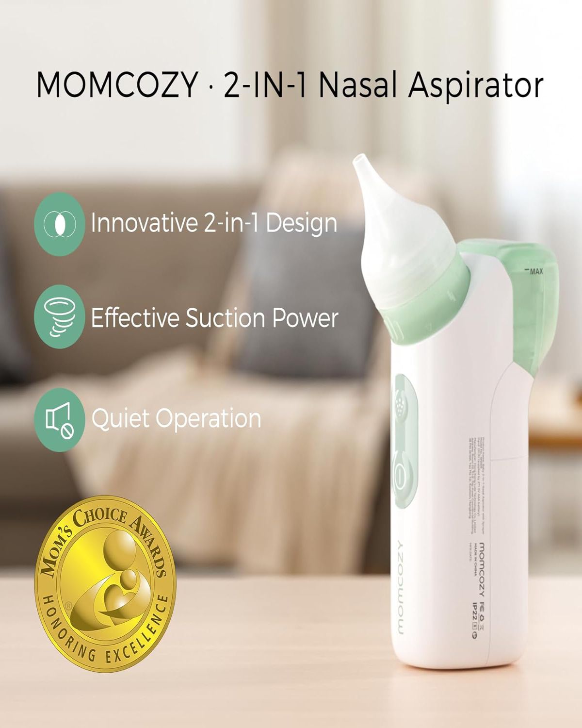 Momcozy Baby Nasensauger 2-in-1