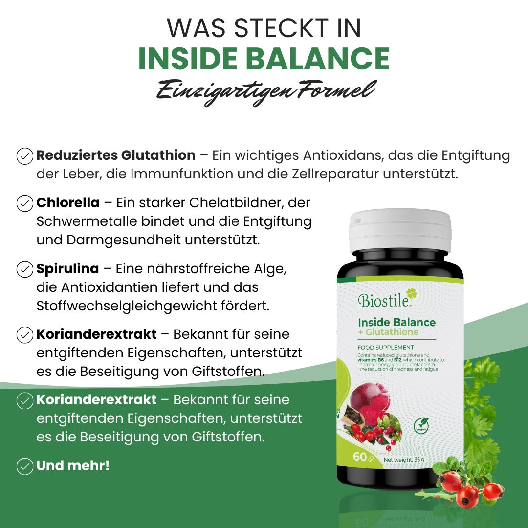 Biostile Inneres Gleichgewicht mit Glutathion
