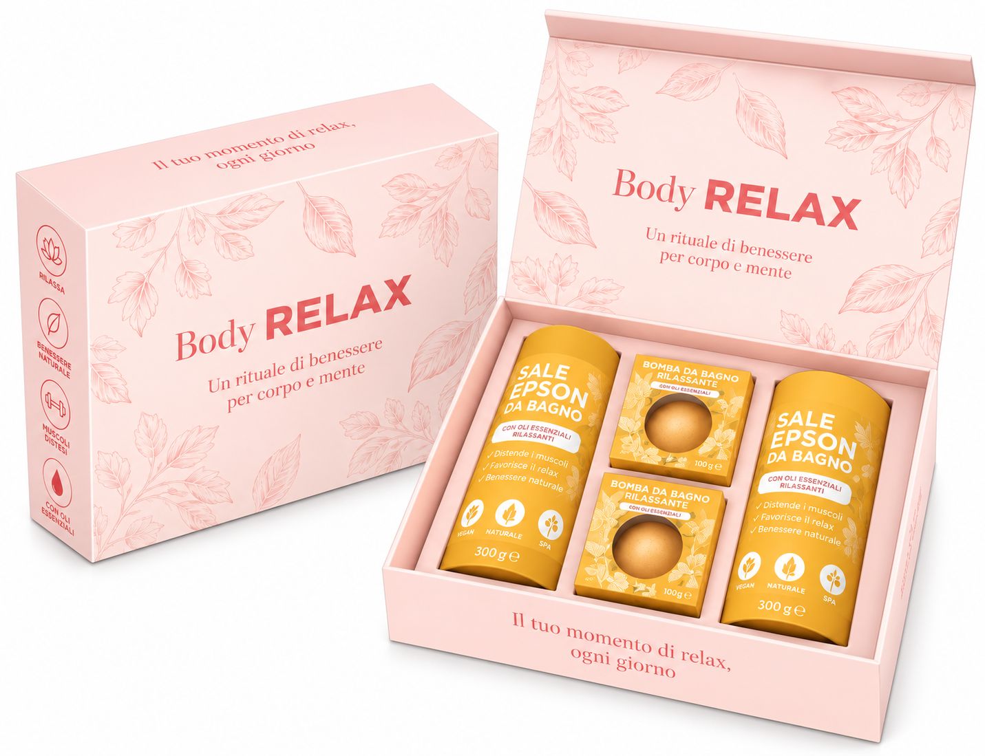 BRAND ITALIA - Gift Box regalo Wellness - Mango & Pesca
