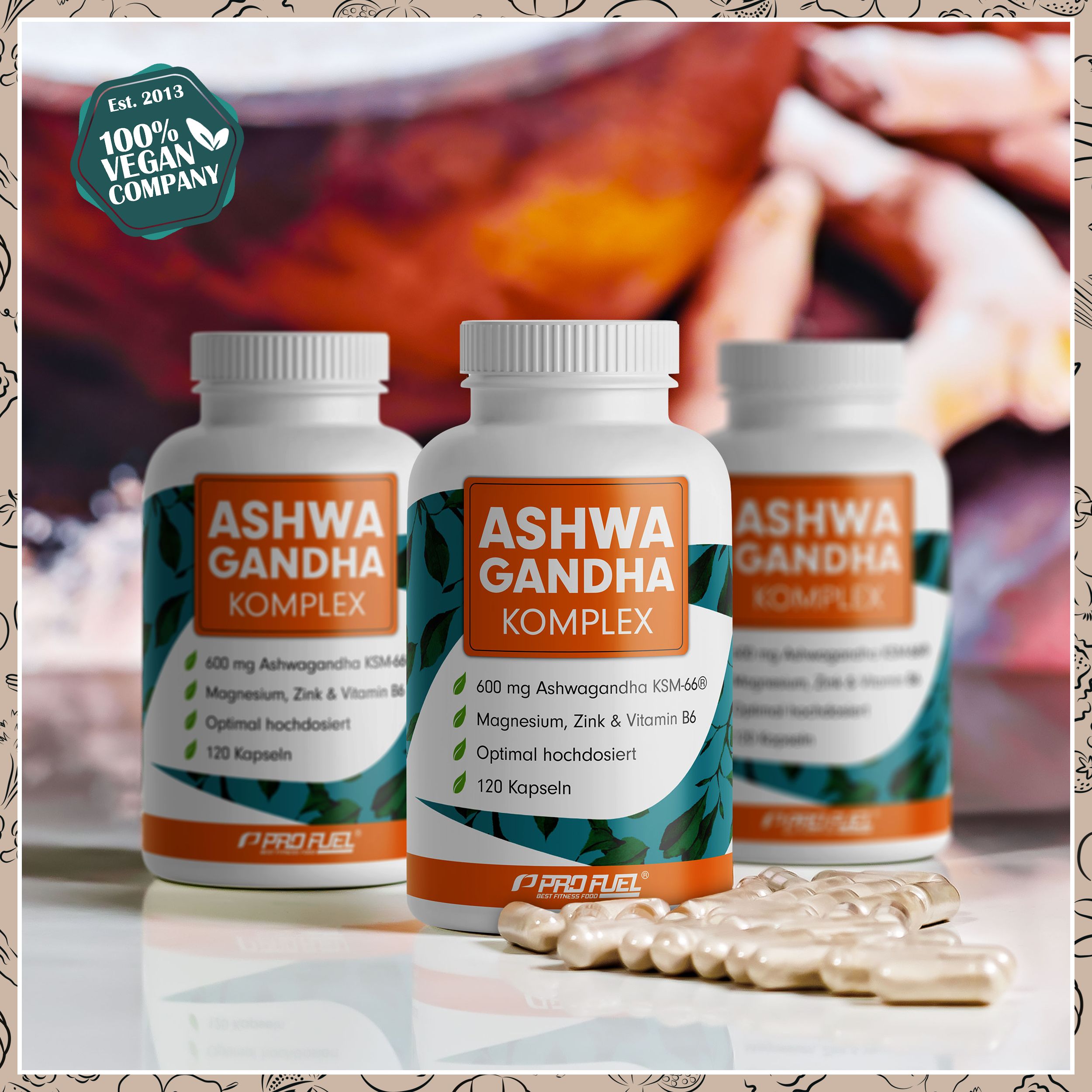 ProFuel - ASHWAGANDHA Komplex mit Premium KSM-66