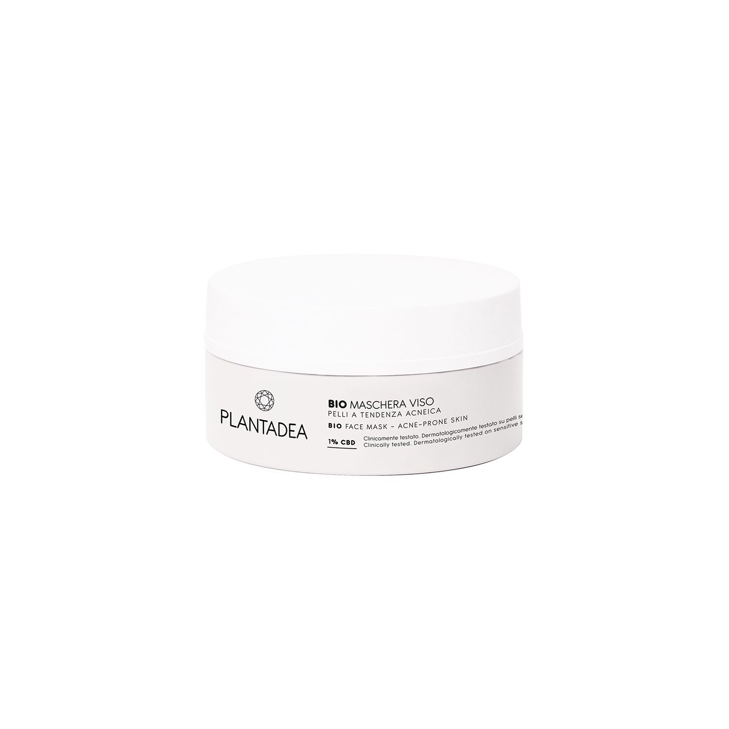Plantadea Bio-Gesichtsmaske mit CBD für Akne-Haut 50 ml