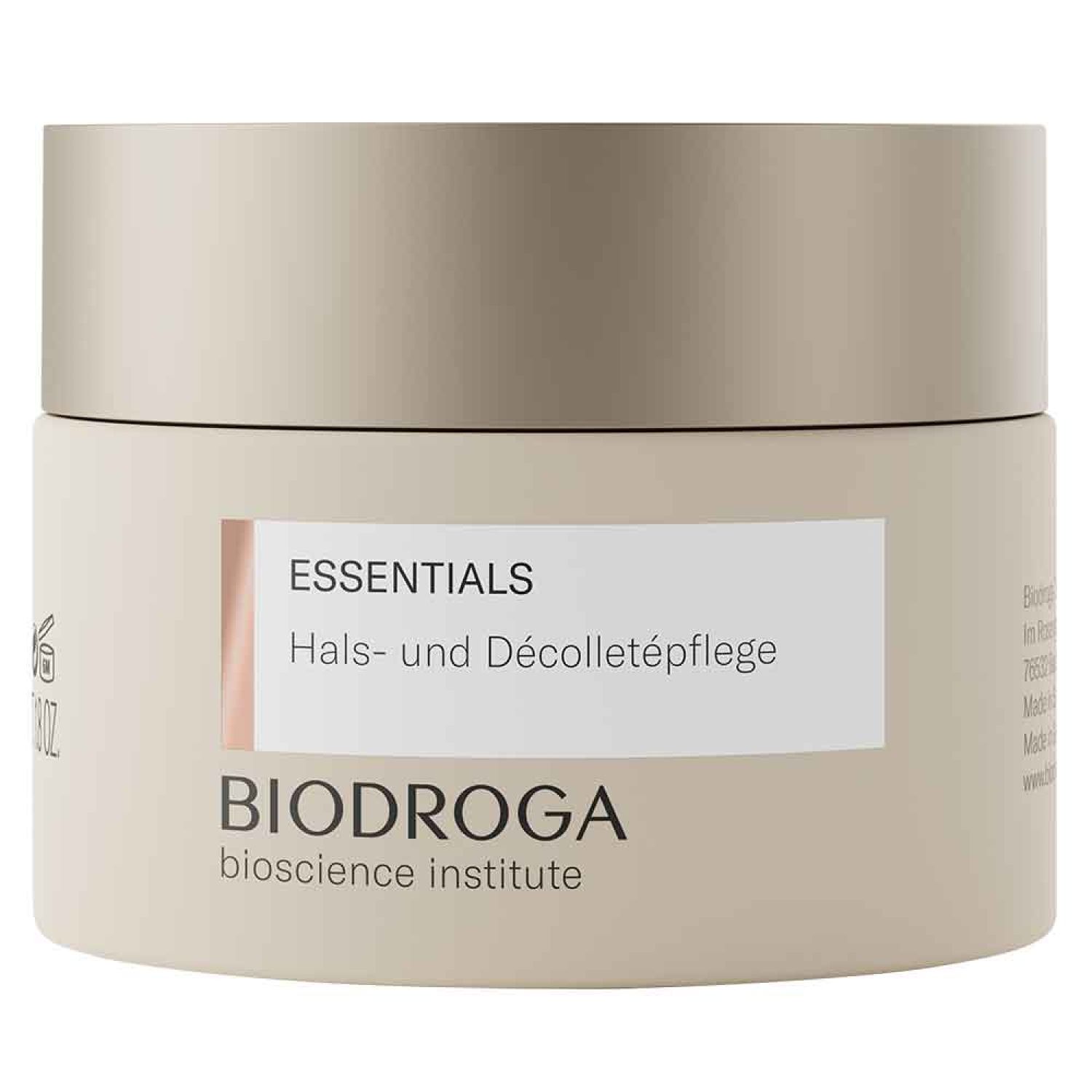 BIODROGA Essentials Hals- und Dekollete Pflege