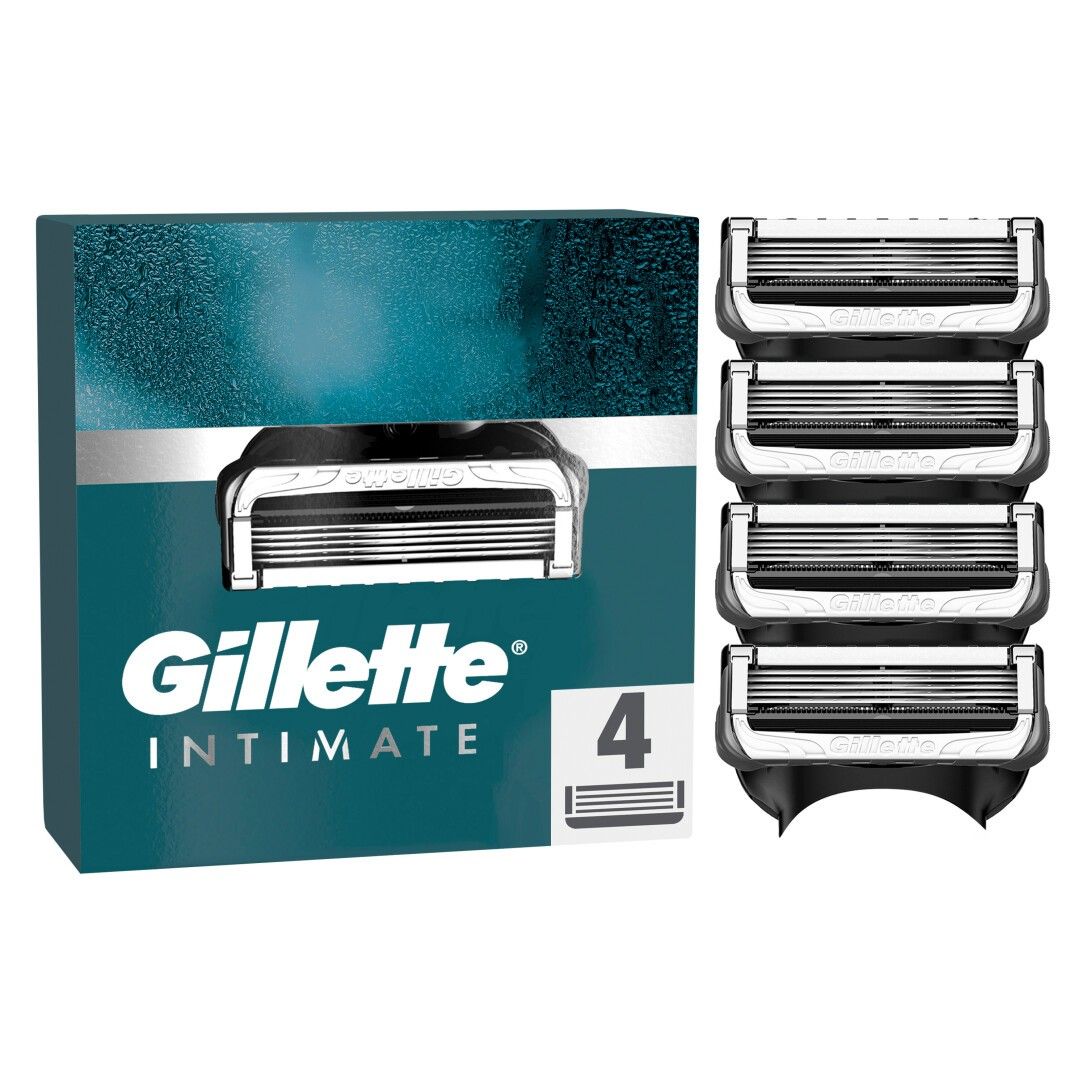 Gillette Intimate Rasierer-Klingen, 4 Ersatzklingen