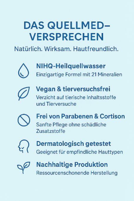 Quellmed Hautcreme – Natürliche Pflege mit Heilquellwasser für empfindliche Haut (50 ml)