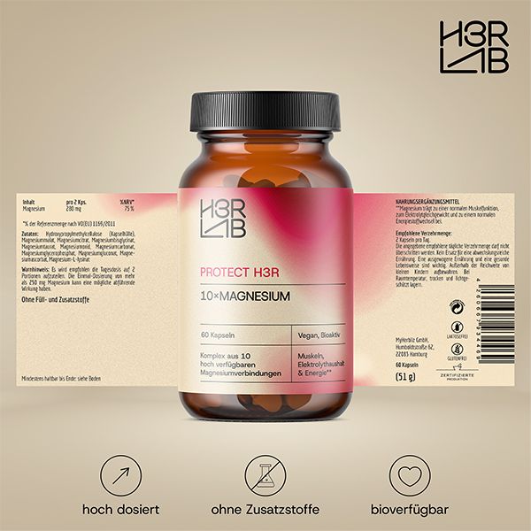 H3R LAB Q10 Cells & Energy – Coenzym Q10 & Vitamin E für Zellenergie & antioxidativen Schutz