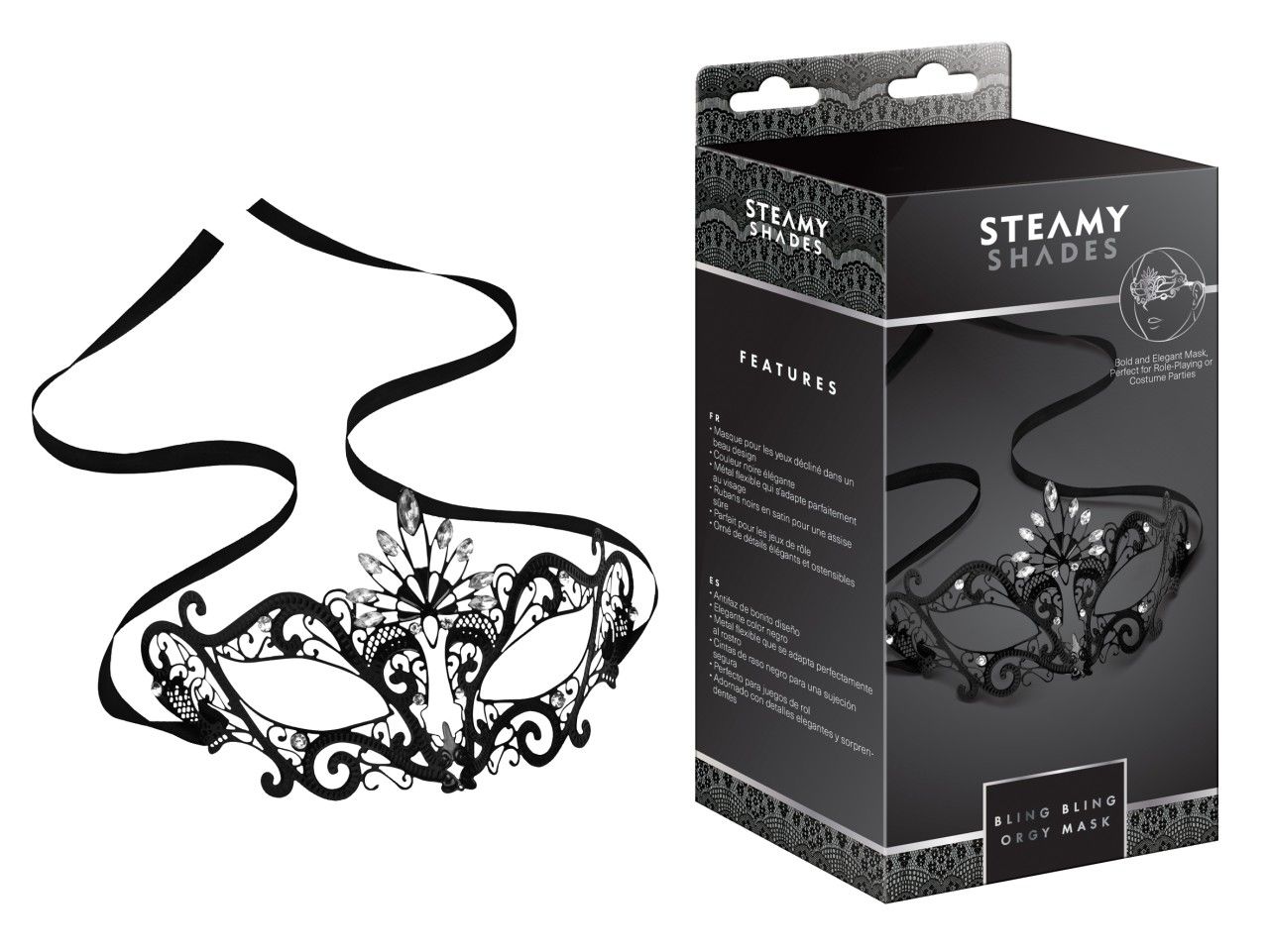 Steamy Shades - Satain-Augenmaske 1 St