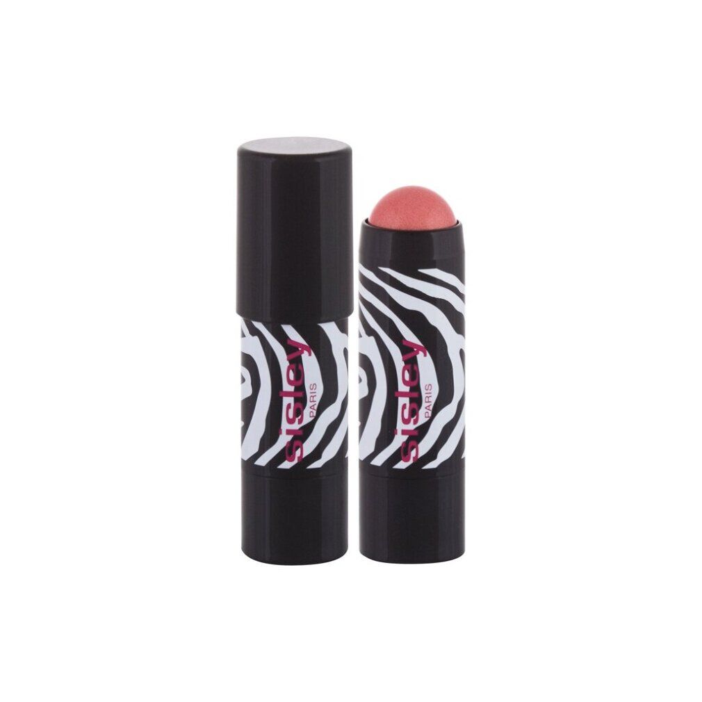 Blush-Stick mit rosa Spitze, schwarzer Hülle mit Zebra-Muster. Marke Sisley Paris.