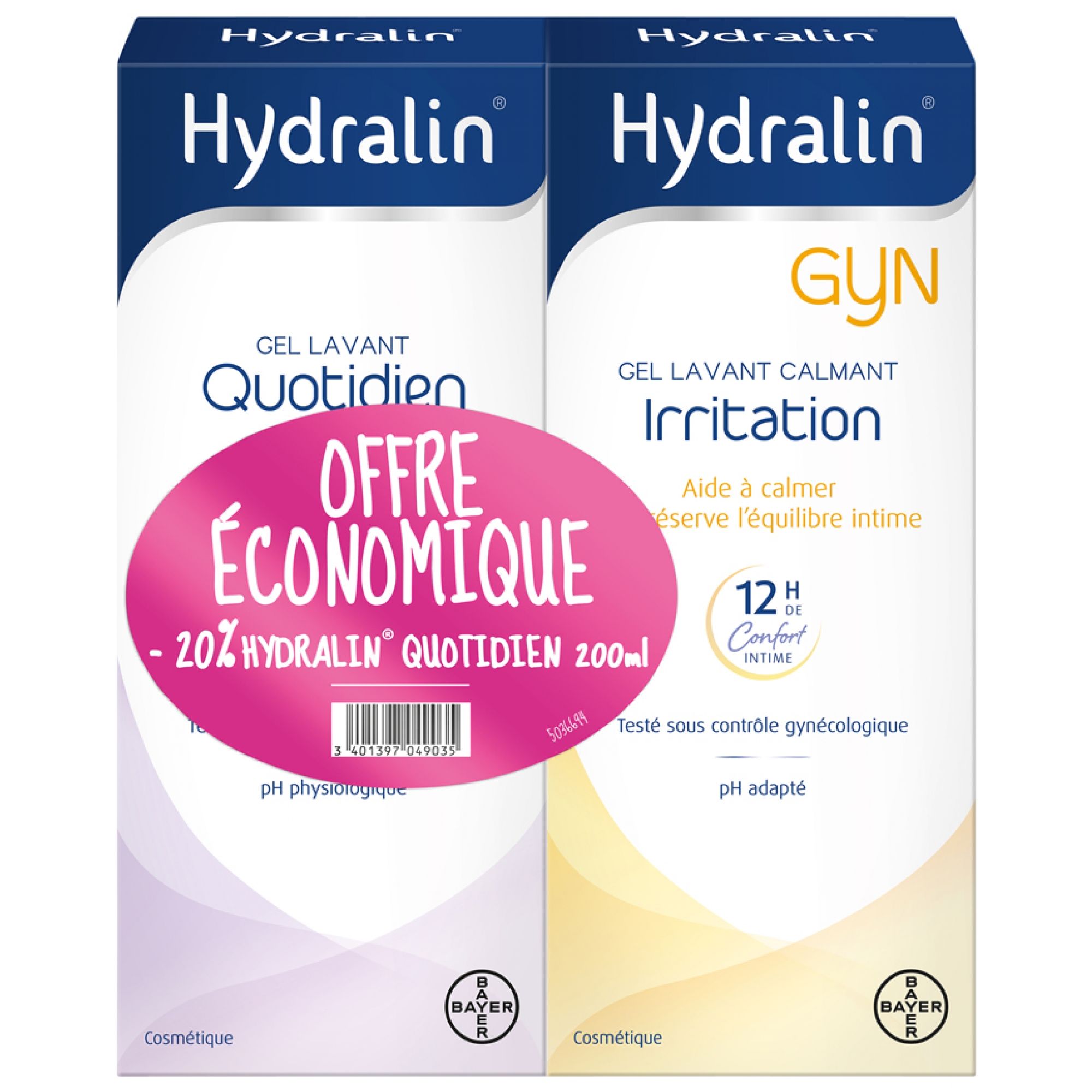 Hydralin Gyn Irritation + Alltagspflege 17,3x14,7x4 cm