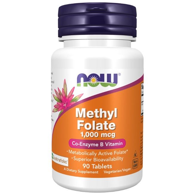 Now Foods Methylfolat 1000 mcg 90 Pc