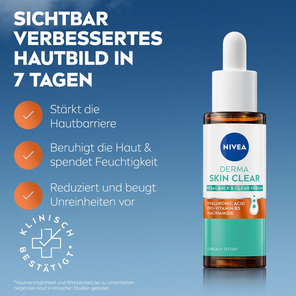 NIVEA Derma Skin Clear Routine Set zur Porenverfeinerung 4-teilig