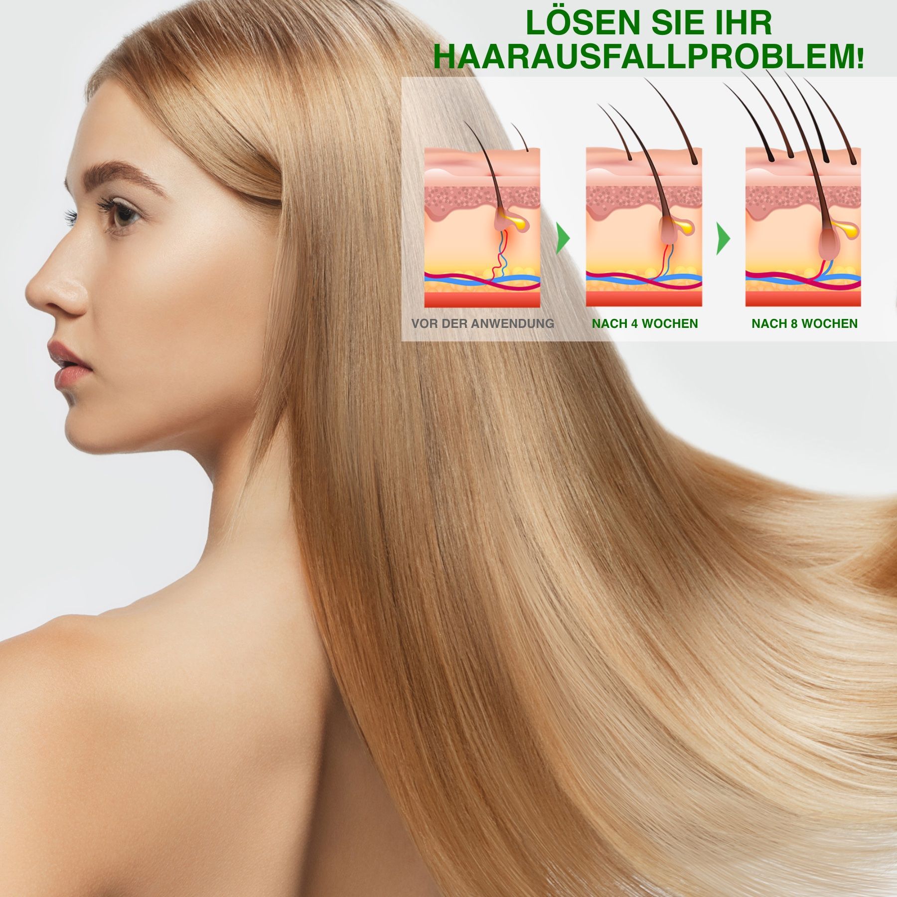 ALIVER 3-in-1 Rosmarin Minze Kürbis Haarshampoo